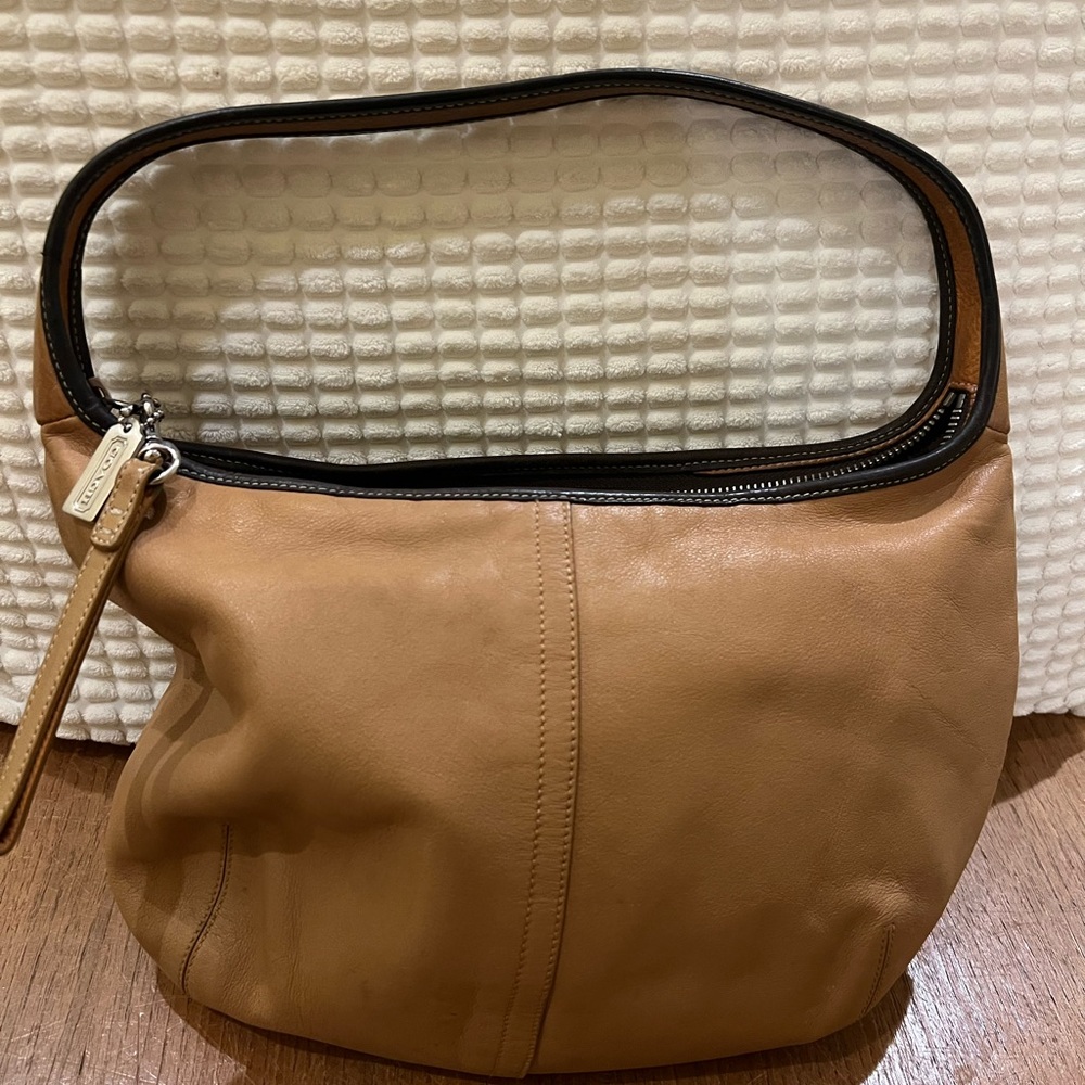 Coach Brown Leather Hobo Bag
